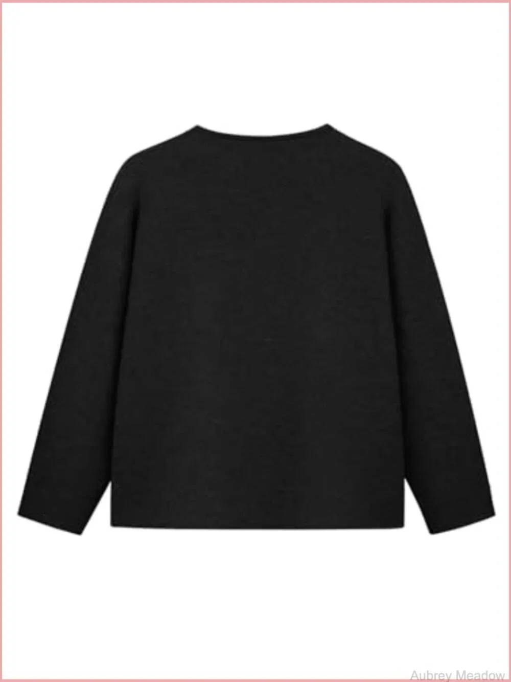 Oversized Knit Cardigan with Puff Sleeves and Pockets